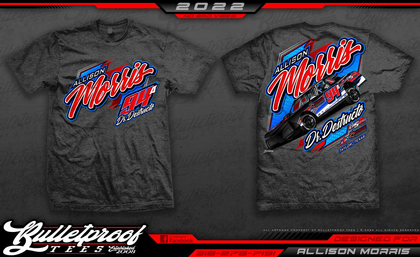 Gray Allison Morris T-Shirt