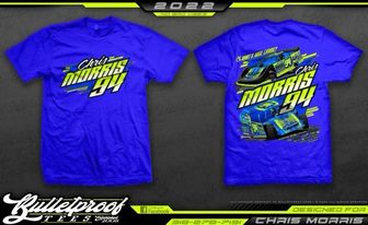 Blue Chris Morris T-Shirt